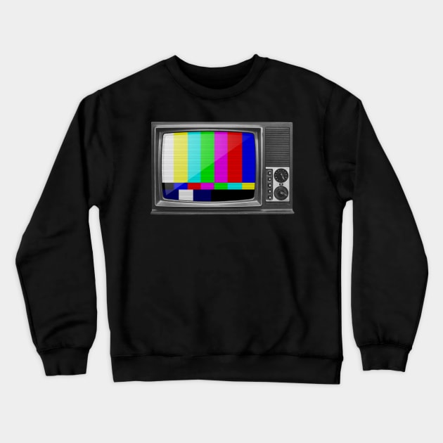 TV Set Crewneck Sweatshirt by GAz